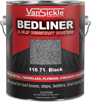 Bedliner slip resistant coatring paint -satin