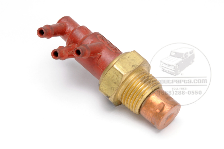 Scout II Red Vacuum Manifold Switch-  NEW OLD STOCK