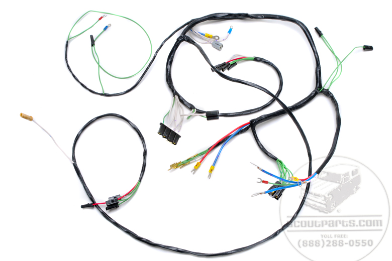 Scout 80 Engine Headlight Wiring Harness For With Alternator 1964 65 International Scout Parts Scout Ii Parts Your Authorized Ih Lightline Dealer