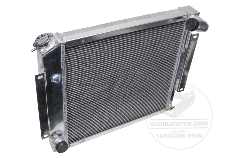 Scout II Aluminum Radiator - Gas V-8 And Diesel