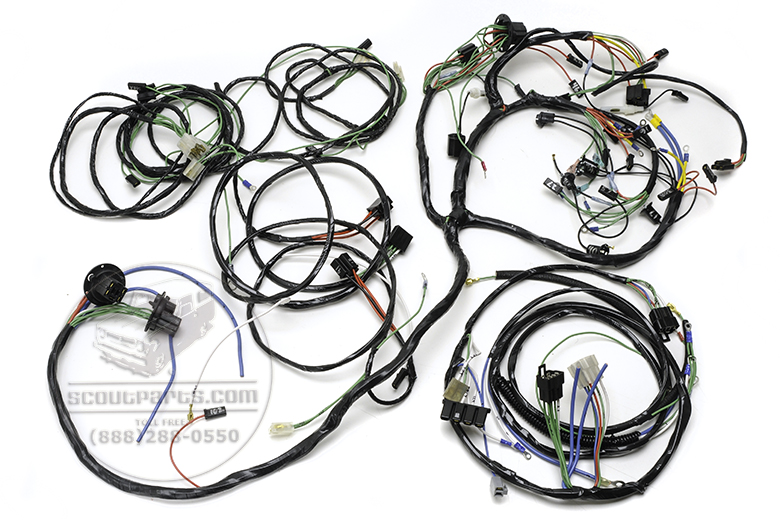 Scout 800 Wiring Harness complete Set 1969 -70