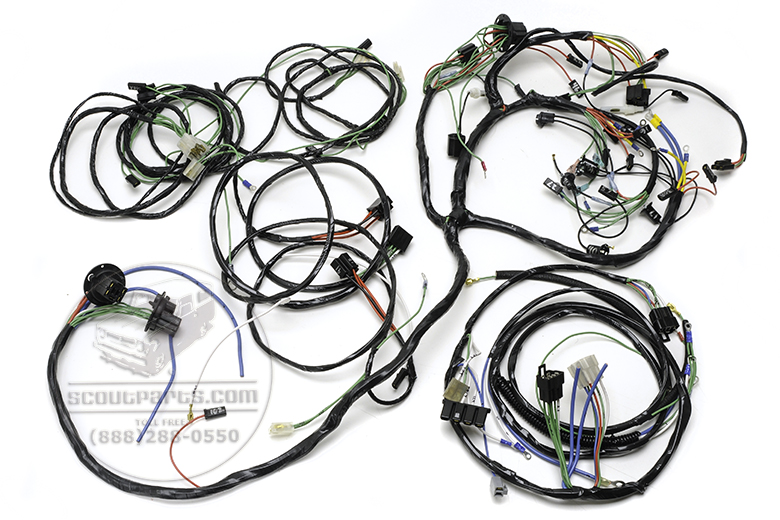 Scout 800 Wiring Harness complete Set 1969 -70 - International Scout