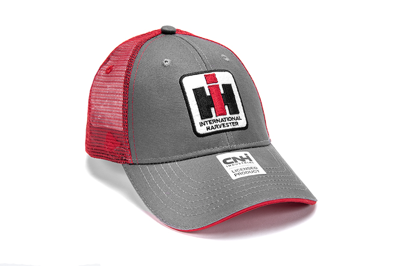 Grey And Red Mesh IH Hat, As Featured in Netflix Show, Outer Banks