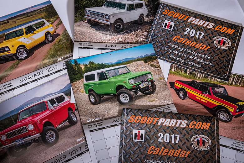 Scout II, Scout 80, Scout 800 2017 IH Scoutparts.com Calendar - Sold Out