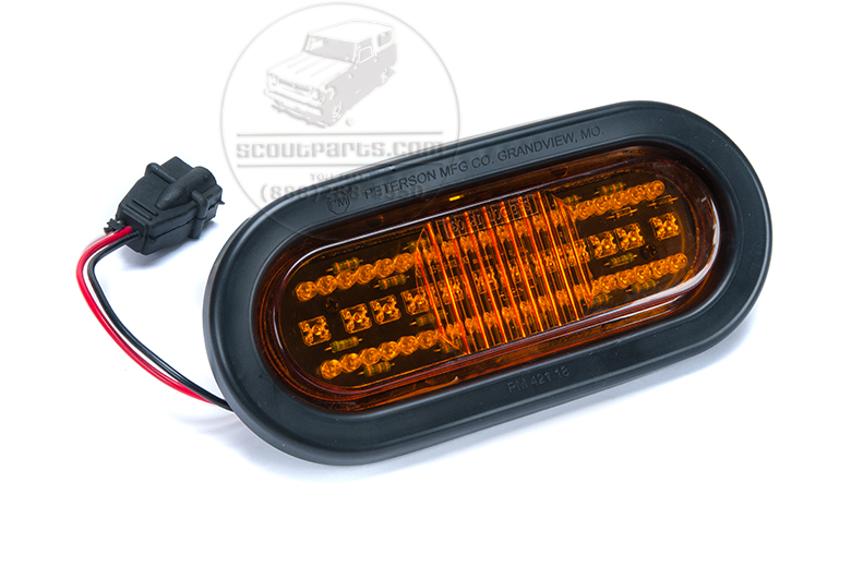 Scout II Turn Signal Marker Light - LED Update Your Front Amber Lights