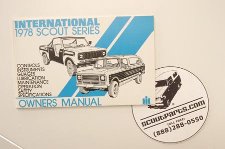 Owners Manual - 1978  Owners Manual