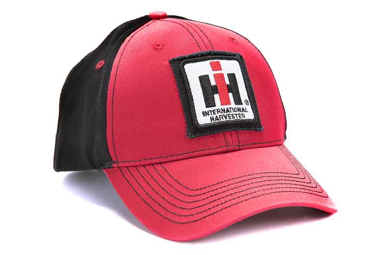 IH Logo Red And Black Patchwork Hat, Cap