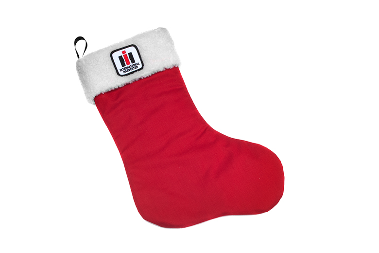 IH Logo Christmas Stocking, Ready To Be Stuffed