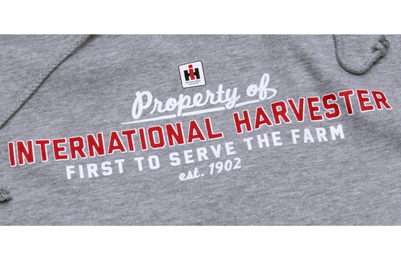 "Property Of International Harvester" - Hooded Pullover
