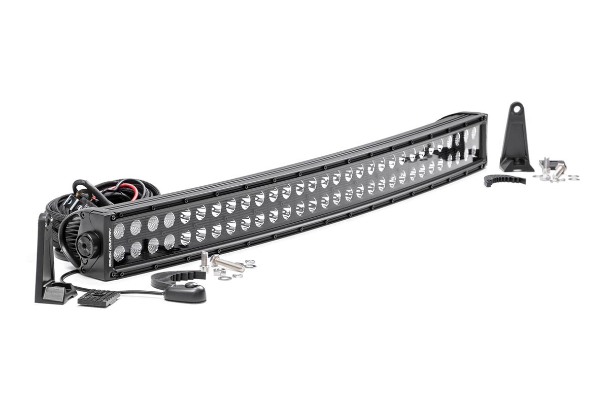 30in Dual Row Rough Country CREE Black Series Curved LED Light Bar