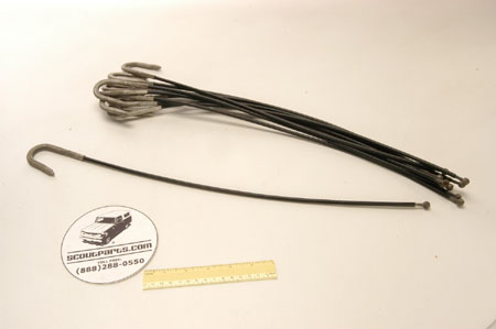 Scout 80 Tailgate Cables - New Old Stock