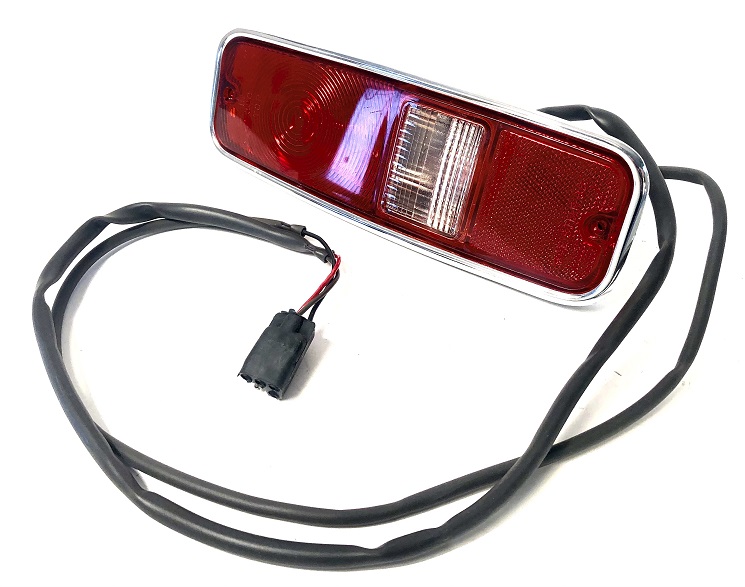 Scout II, Scout Terra, Scout Traveler Tail Light Housing chrome , New Old Stock - WE HAVE THEM IN STOCK NOW   418879C92