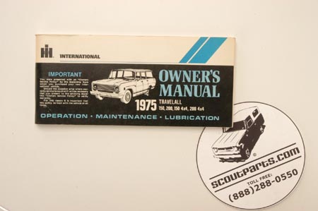 Owners Manual - 1975  Owners Manual