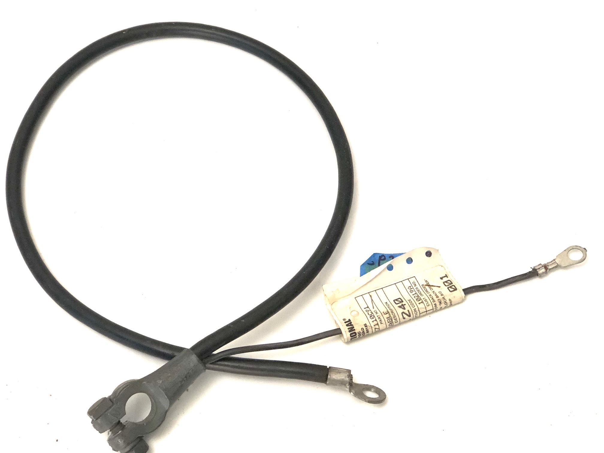 Scout II, Scout 80, Scout 800, Scout Terra, Scout Traveler Ground battery wire, Battery to ground.  - New Reproduction like original 878015R91, 878018R91, 437110R91,  878019R91, 878017R91