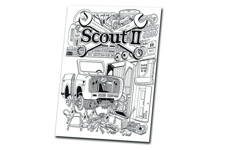 Scout II 11x14 Cardstock Print Of  'In The Garage', By Artist Chris Fox