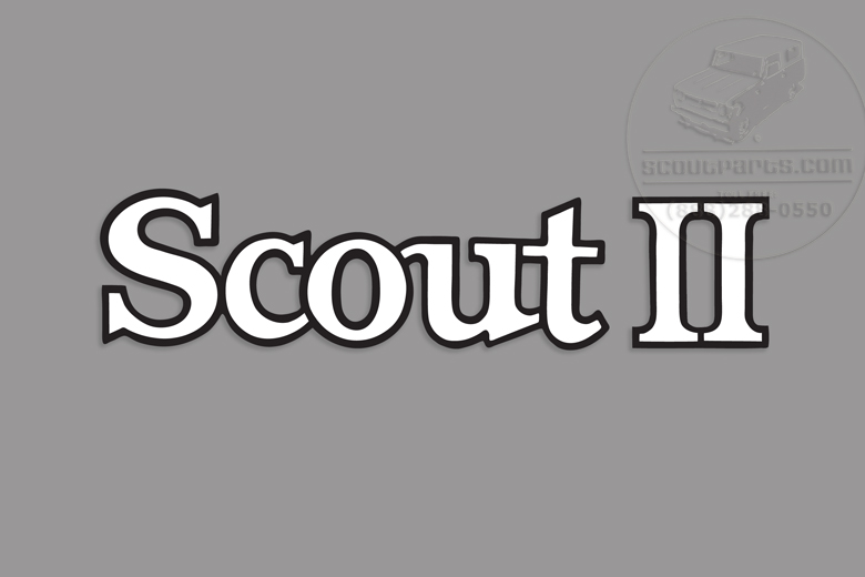 Scout II Scout Vinyl Decal
