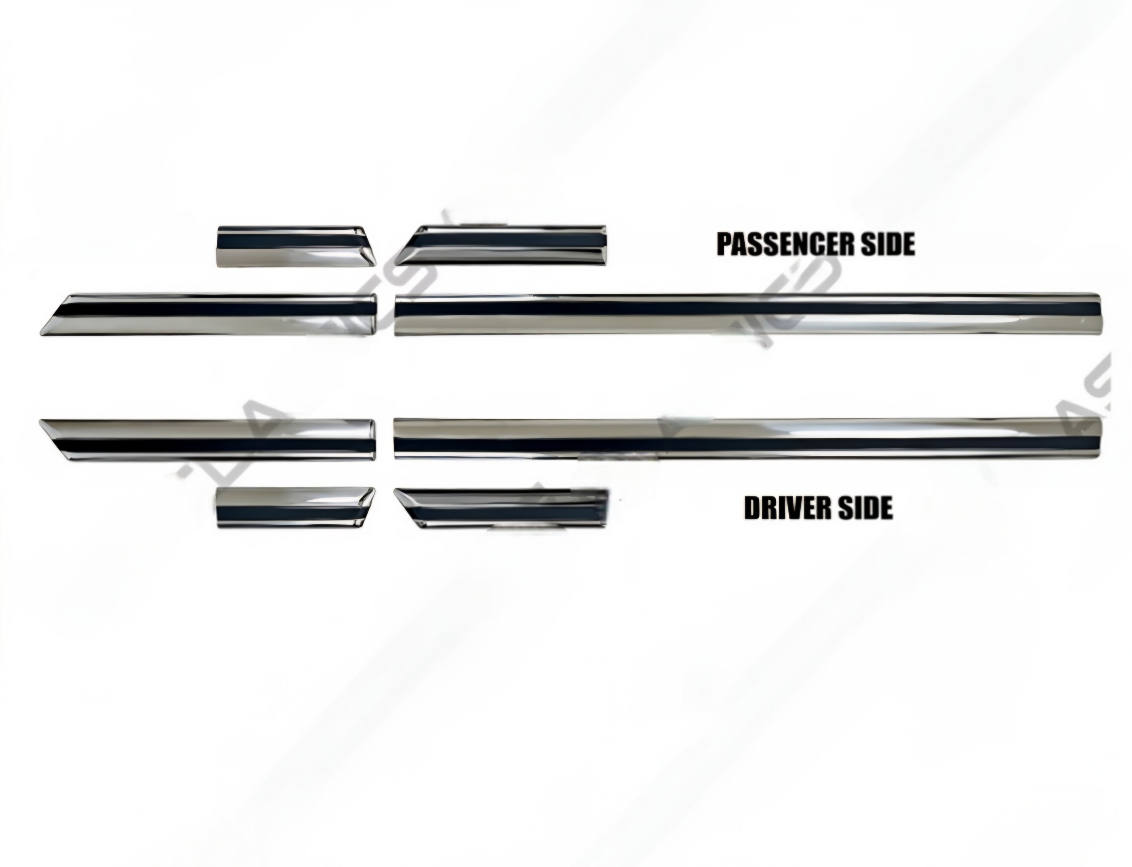 Scout II SCOUT II BODYSIDE LOWER MOLDING 71-80 8PCS/SET