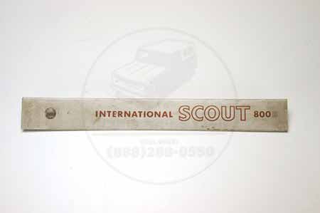 Scout 800 Dash Plate Moulding Trim  B - one year only - New Old Stock