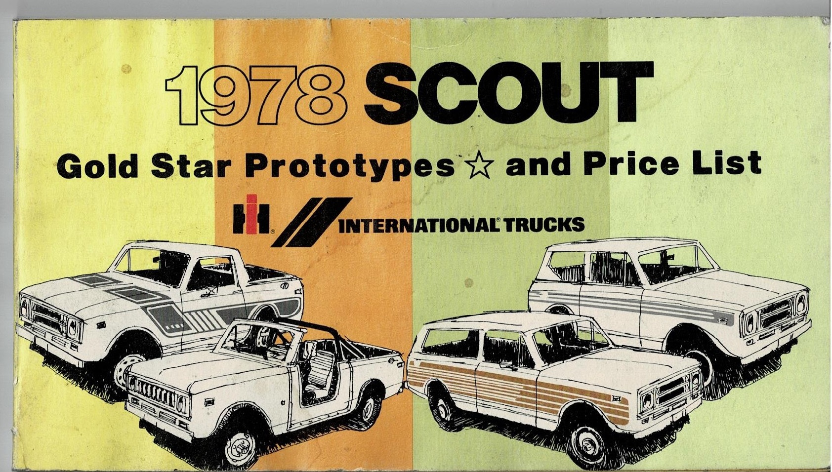 Gold Star Prototype 1978 Scout booklet