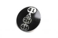 Scout II Decal - Transfer Case Knob - 2 Speed