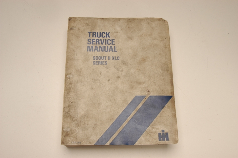 Scout II Service Manual - Original - Used 1978-1980  Volume 1 & 2