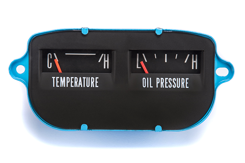 Scout II Gauge - Fuel - Amp, Temp - Oil, Rebuilt And Renewed