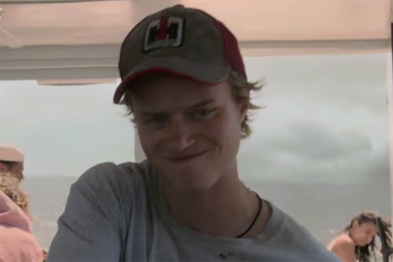 Grey And Red Mesh IH Hat, As Featured in Netflix Show, Outer Banks