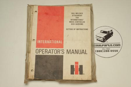Soil Mulcher Attachment Operators's Manual