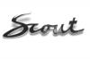 Scout 80, Scout 800 Cursive, Script "Scout" Emblem