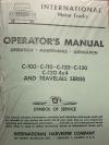 International Motor Truck Operators Manual For 1961-1963 (C-line) C100-130.