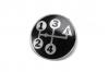 Scout II 4 Speed Shifter Knob Decal Reverse Up.