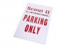 Scout II "" Parking Only Sign