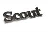 Scout II Emblem Rear Side, New