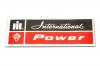 Scout II, Scout 80, Scout 800 International Power Decal (Red)