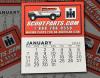 2024 Scout Parts Magnetic Toolbox Calendar