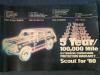Scout II, Scout Terra, Scout Traveler 1980 Scout Poster - original