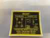 Scout 80, Scout 800 Shift decal for T90/Dana 18 twin stick