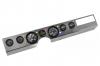 Scout II Dash Panel Stainless Steel New Gauge Kit  Combo -Panel, 7 Gauges, 6 LEDs.
